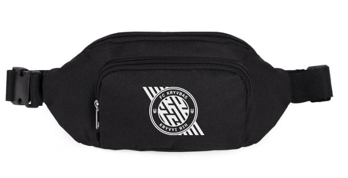 Сумка на пояс брендована з білим лого